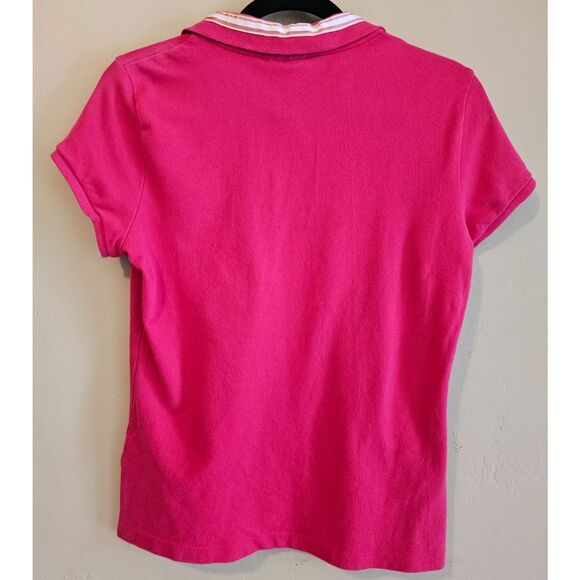 "Y2K" LImited Stretch Short Sleeve Polo Juniors/Womens M, 2003, trim - Picture 2 of 4